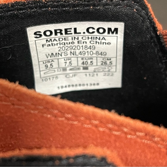 Sorel Shoes Sorel Evie Pull On Wedge Booties Burnt Orange Suede Lug